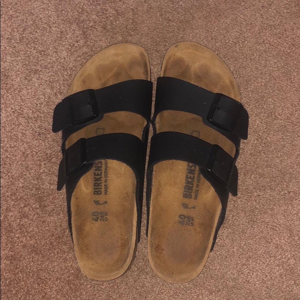 black birkenstocks